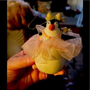Patience Brewster Penguin in tutu ornament